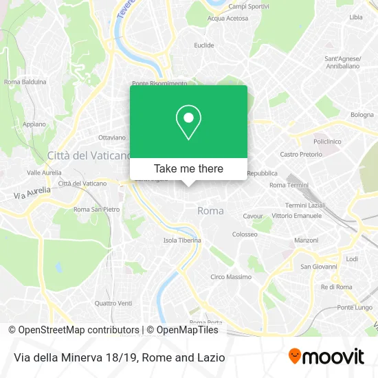 Minerva Street 18/19 map