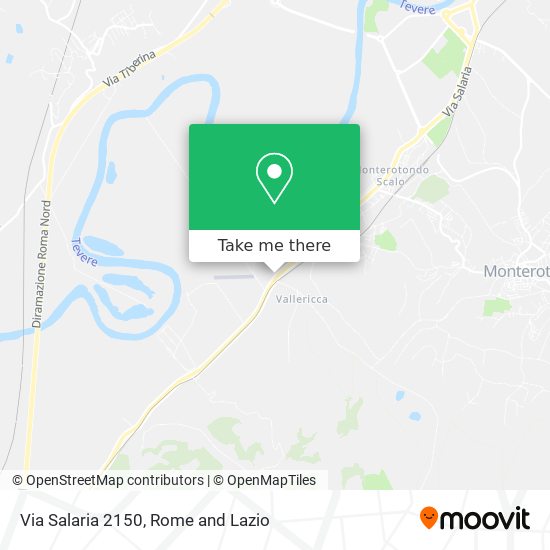 Via Salaria 2150 map