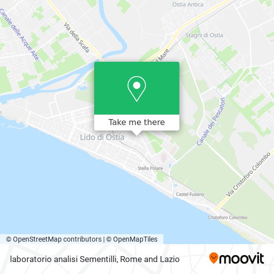 laboratorio analisi Sementilli map