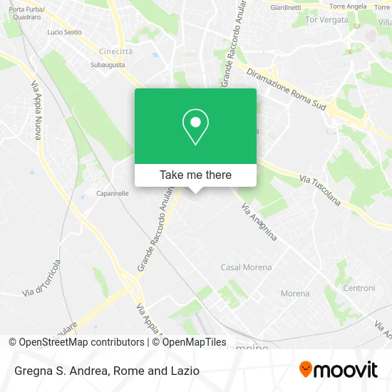 Gregna Saint Andrea map