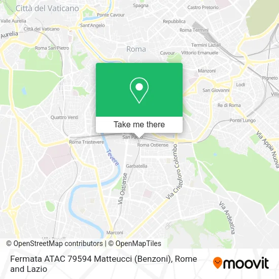 Fermata ATAC 79594 Matteucci (Benzoni) map