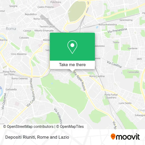 Depositi Riuniti map