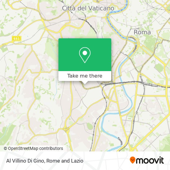 Al Villino Di Gino map