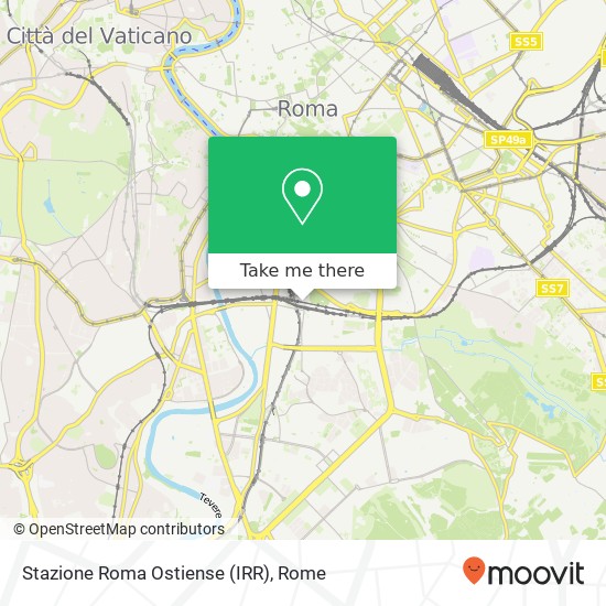 Stazione Roma Ostiense (IRR) map