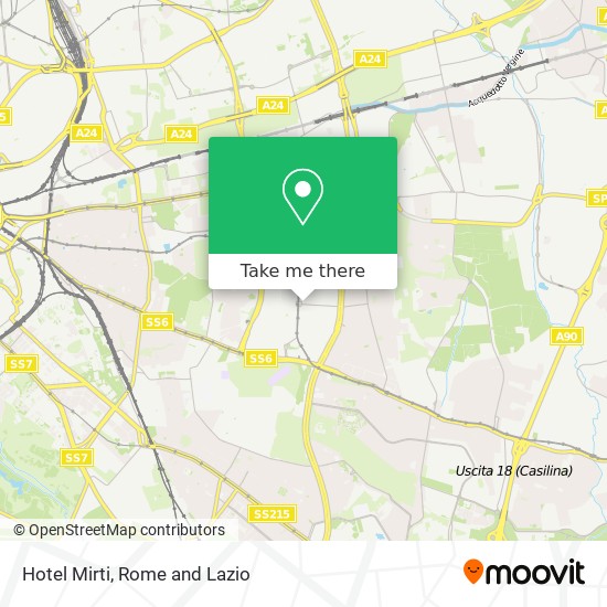 Hotel Mirti map