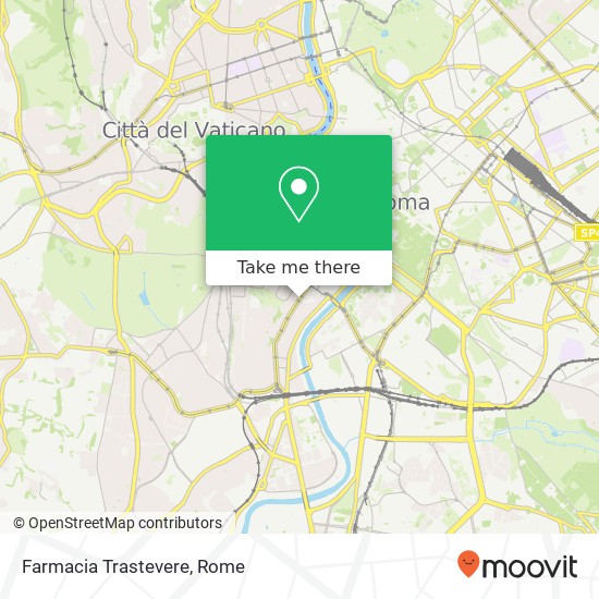 Farmacia Trastevere map