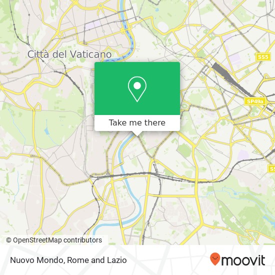 Nuovo Mondo map