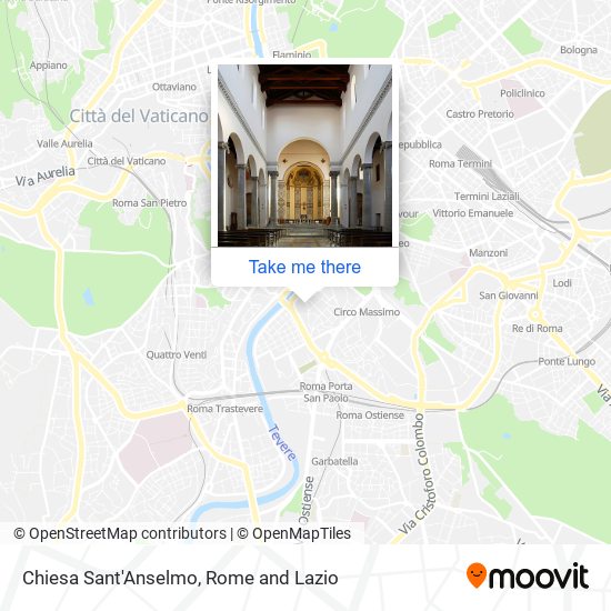 Chiesa Sant'Anselmo map