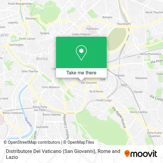 Vatican Distributor (San Giovanni) map
