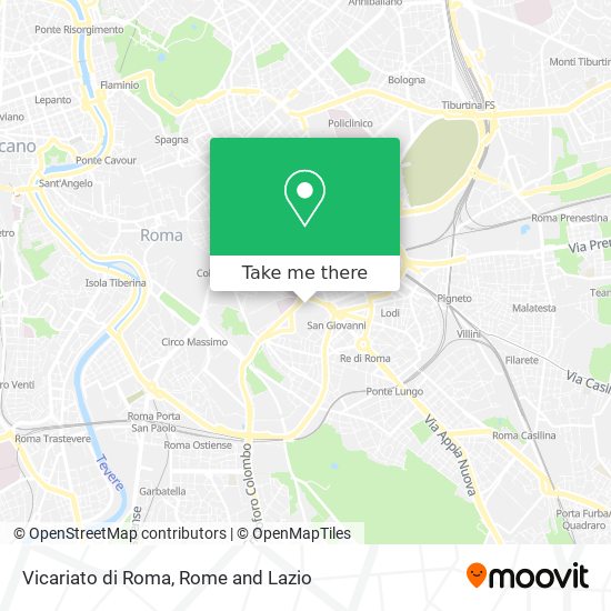 Vicariato di Roma map
