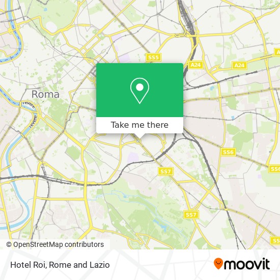 Hotel Roi map