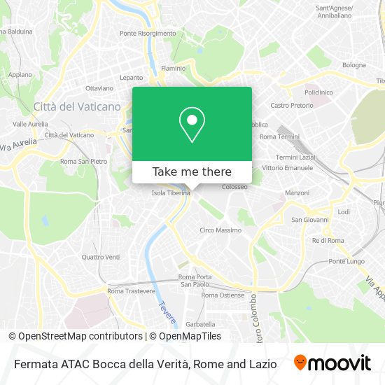 Fermata ATAC Bocca della Verità map