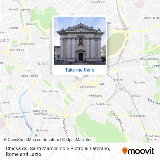 Chiesa dei Santi Marcellino e Pietro al Laterano map