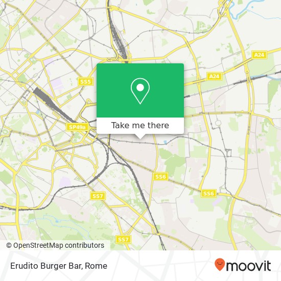 Erudito Burger Bar map