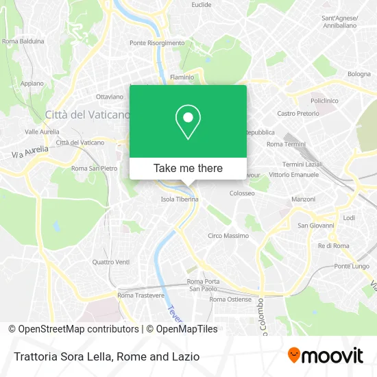 Sora Lella Trattoria map