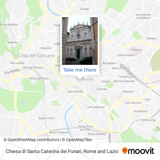 Chiesa di Santa Caterina dei Funari map