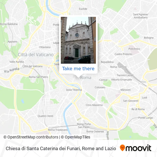 Church of Santa Caterina dei Funari map