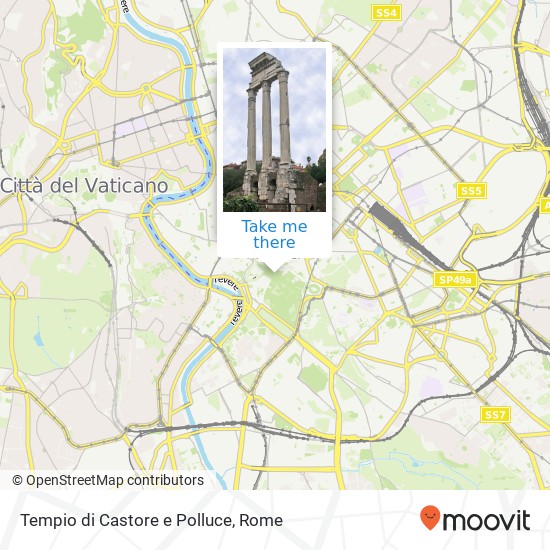 Tempio di Castore e Polluce map