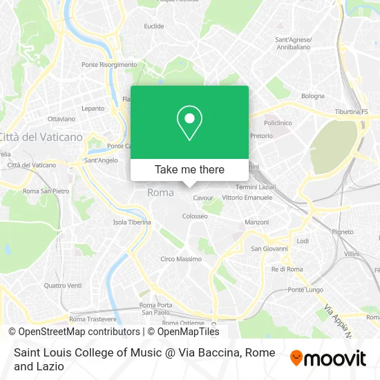 Saint Louis College of Music @ Baccina Street map