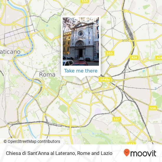 Chiesa di Sant'Anna al Laterano map