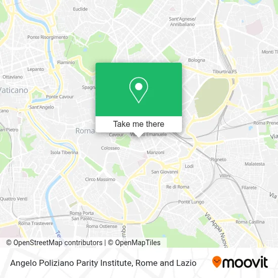 Angelo Poliziano Parity Institute map