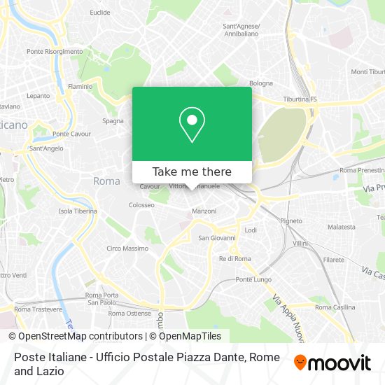 Poste Italiane - Ufficio Postale Piazza Dante map