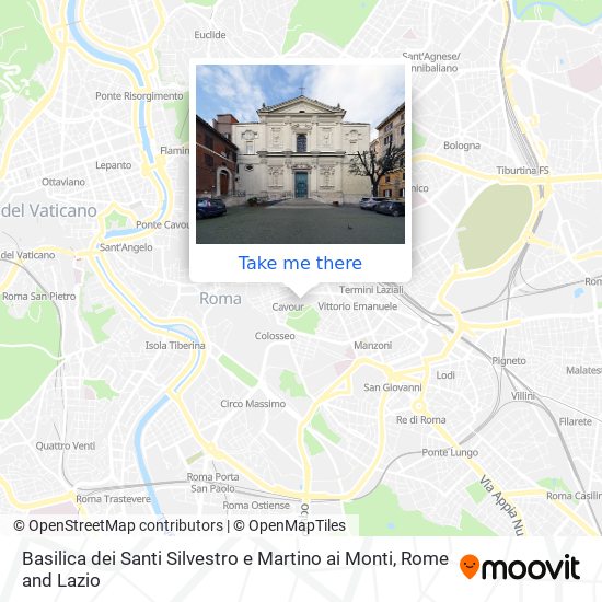 Basilica dei Santi Silvestro e Martino ai Monti map