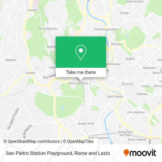 San Pietro Station Playground map