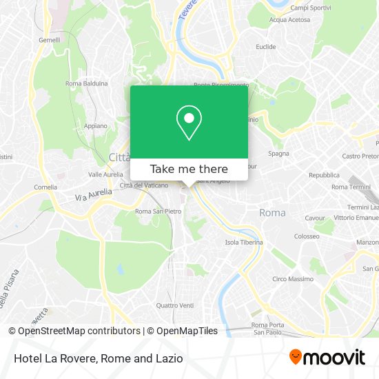 Hotel La Rovere map