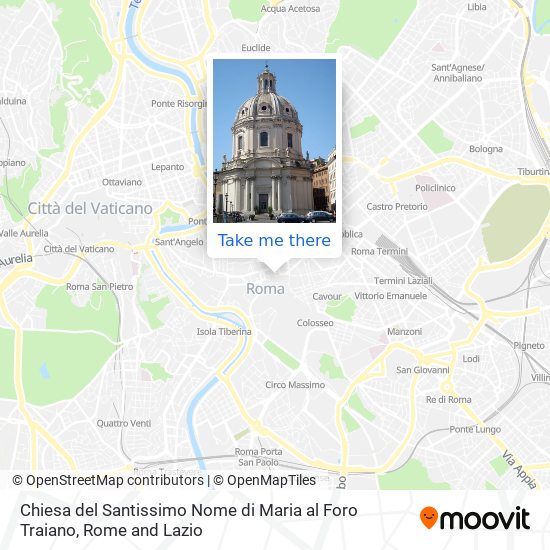 Chiesa del Santissimo Nome di Maria al Foro Traiano map