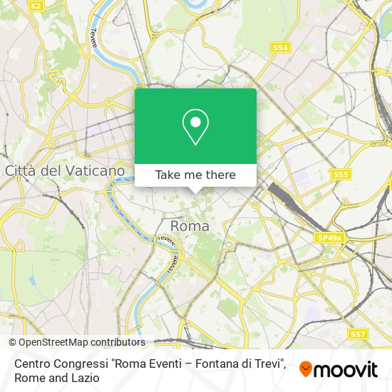 Centro Congressi "Roma Eventi – Fontana di Trevi" map