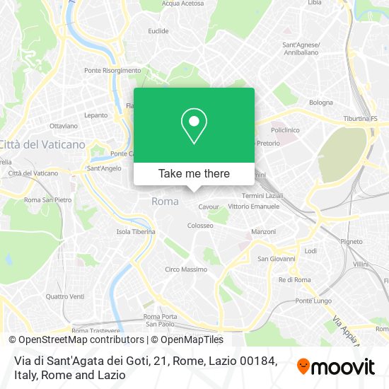 Via di Sant'Agata dei Goti, 21, Rome, Lazio 00184, Italy map