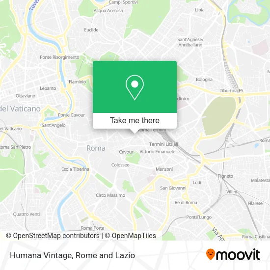 Humana Vintage map