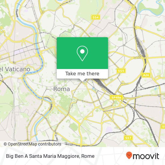 Big Ben A Santa Maria Maggiore map