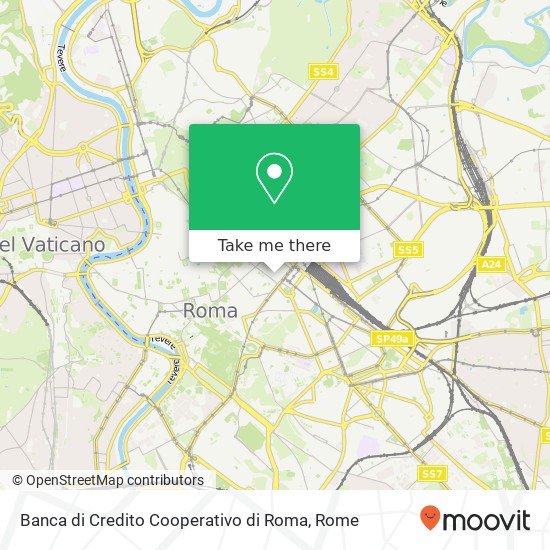 Banca di Credito Cooperativo di Roma map