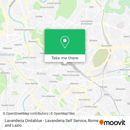 Lavanderia Ondablue - Lavanderia Self Service map