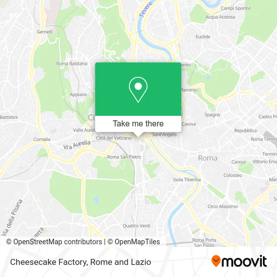 Cheesecake Factory map