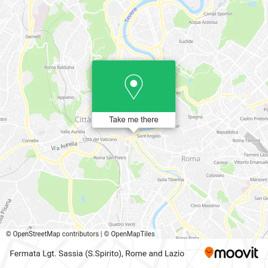 Lgt. Sassia Stop (S.Spirito) map