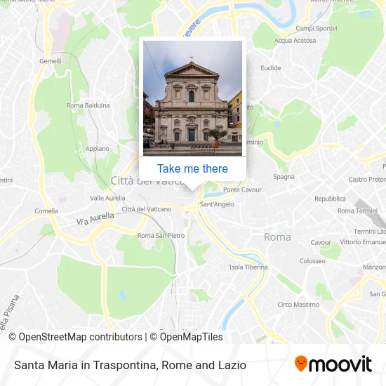 Santa Maria in Traspontina map