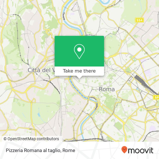 Pizzeria Romana al taglio map