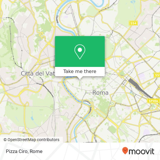 Pizza Ciro map