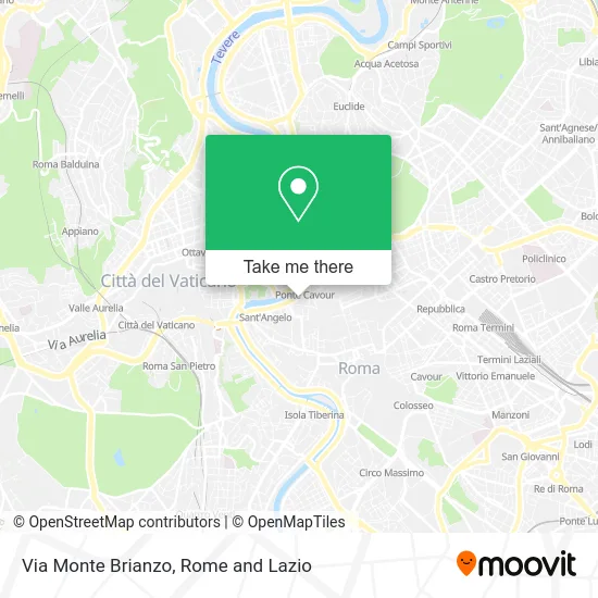 Monte Brianzo Street map