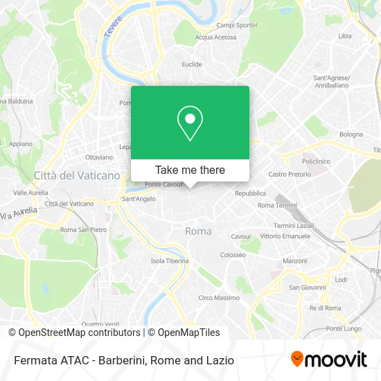 ATAC Bus Stop - Barberini map