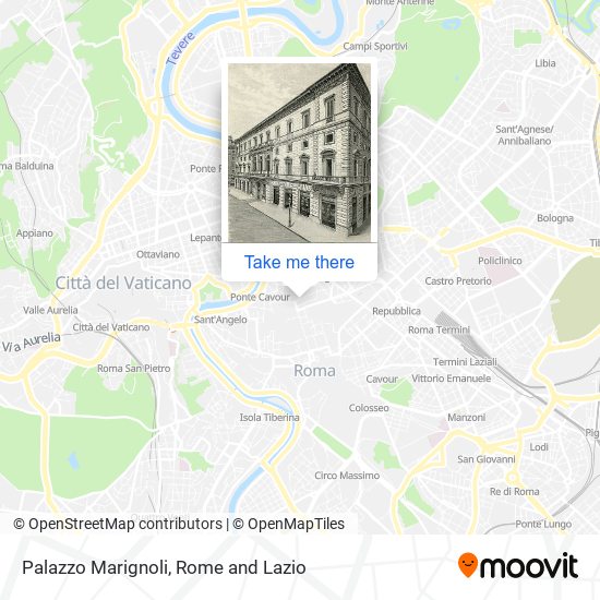 Palazzo Marignoli map