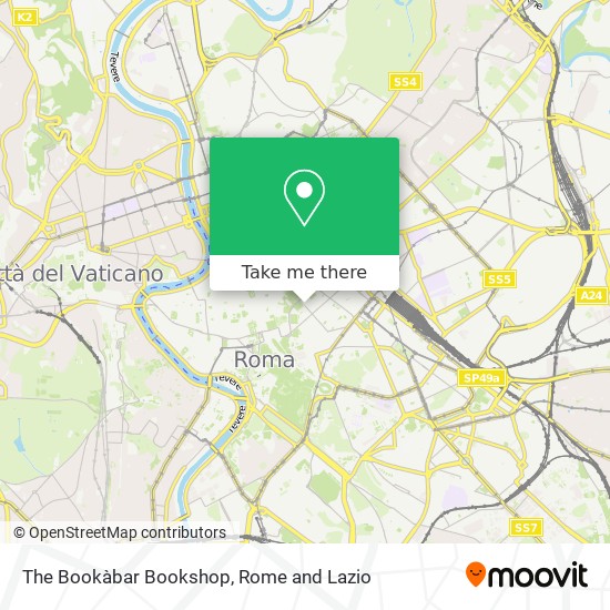 The Bookàbar Bookshop map