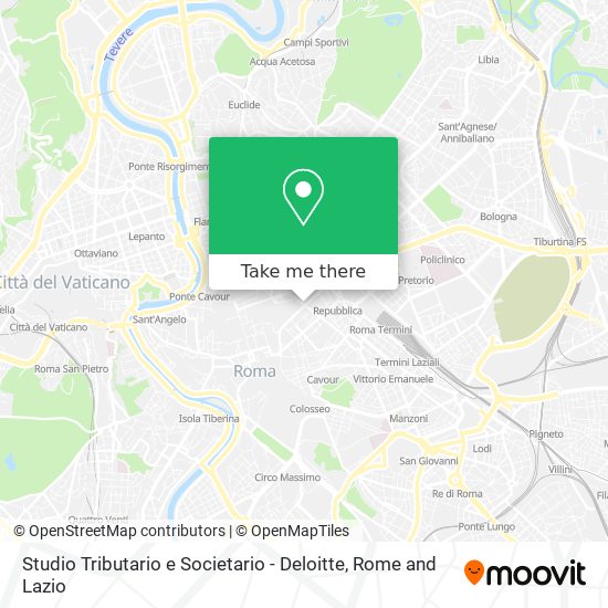 Studio Tributario e Societario - Deloitte map