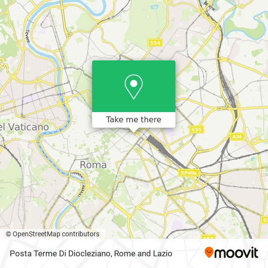 Posta Terme Di Diocleziano map