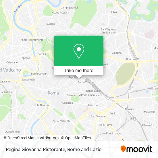 Regina Giovanna Ristorante map