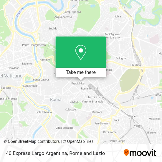 40 Express Largo Argentina map