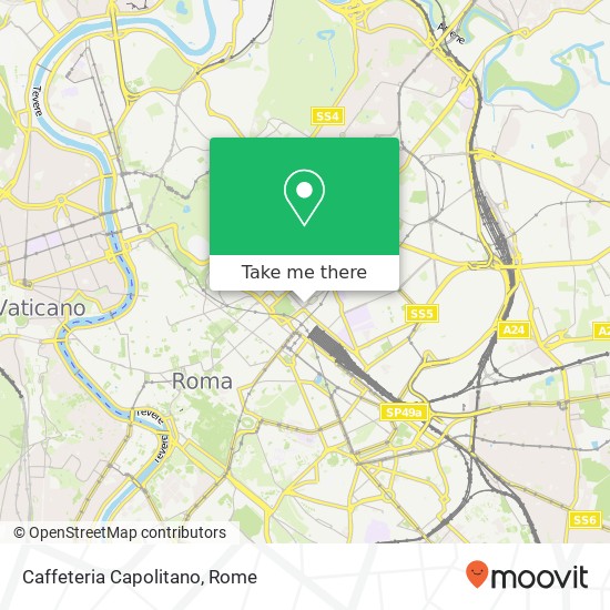 Caffeteria Capolitano map